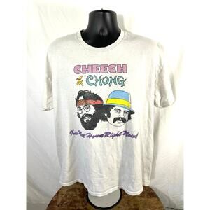 Cheech & Chong Graphic T-Shirt White Tee